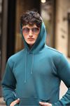 Üç İplik Şardonlu Kanguru Cep Sweatshirt