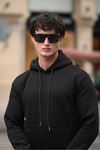 Üç İplik Şardonlu Kanguru Cep Sweatshirt