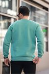 Erkek Oversize Üç Iplik Kompakt Pamuklu Sweatshirt
