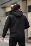 Erkek İçi Polarlı Su ve Rüzgar Geçirmez Softshell Spor Mont