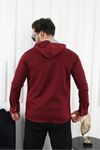Erkek Slim Fit Dar Kalıp Kapüşonlu Kot Gömlek