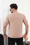 Şerit Detaylı Baskılı T-Shirt