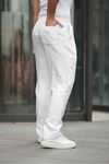 Keten Bağcıklı Jogger Pantolon