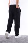 Keten Bağcıklı Jogger Pantolon