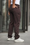 Erkek Trend Beli Lastikli Bol Paça Baggy Pantolon