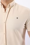 Erkek Kısa Kollu Slim Fit Yazlık Basic Şık Gömlek