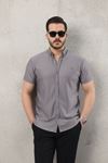 Erkek Kısa Kollu Slim Fit Yazlık Basic Şık Gömlek
