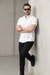 Erkek Kısa Kollu Slim Fit Yazlık Basic Şık Gömlek