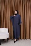 Kadın Trend Basic Uzun Kollu Füme Namaz Elbisesi