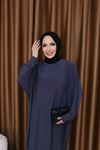 Kadın Trend Basic Uzun Kollu Füme Namaz Elbisesi