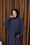 Kadın Trend Basic Uzun Kollu Füme Namaz Elbisesi