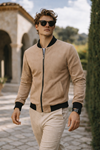Erkek Premium Comfort Basic Nubuk Süet Kahve Ceket