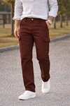 Erkek Premium Comfort Kiremit Kargo Baggy Pantolon
