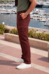 Erkek Relax Fit Kiremit Baggy Kargo Pantolon