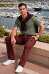 Erkek Relax Fit Kiremit Baggy Kargo Pantolon