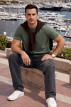 Erkek Relax Fit Antrasit Baggy Kargo Pantolon