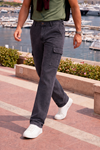 Erkek Relax Fit Antrasit Baggy Kargo Pantolon