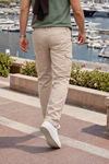 Erkek Relax Fit Bej Baggy Kargo Pantolon