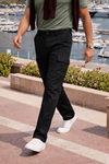 Erkek Relax Fit Siyah Baggy Kargo Pantolon
