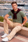 Erkek Relax Fit Taş Baggy Kargo Pantolon