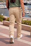 Erkek Relax Fit Taş Baggy Kargo Pantolon