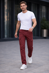 Erkek Trend Bol Paça Günlük Kargo Kiremit Baggy Pantolon