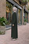 Kadın Premium Comfort Uzun Haki Namaz Elbisesi