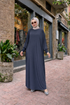 Kadın Premium Comfort Uzun Füme Namaz Elbisesi