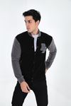Bomber Yaka Fit Polar Kolej Ceket