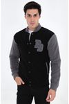 Bomber Yaka Fit Polar Kolej Ceket