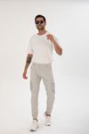 ERKEK BEL KEMERLİ KÖRÜKLÜ JOGGER PAÇA LASTİKLİ PANTOLON