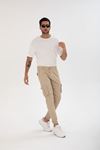 ERKEK BEL KEMERLİ KÖRÜKLÜ JOGGER PAÇA LASTİKLİ PANTOLON