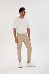 ERKEK BEL KEMERLİ KÖRÜKLÜ JOGGER PAÇA LASTİKLİ PANTOLON