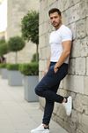ERKEK BEL KEMERLİ KÖRÜKLÜ JOGGER PAÇA LASTİKLİ PANTOLON