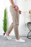 Erkek Double Paça Spor Likra Jogger