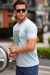 Baskılı Sıfır Yaka T-Shirt