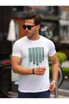 Baskılı Sıfır Yaka T-Shirt