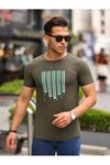 Baskılı Sıfır Yaka T-Shirt
