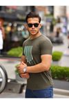 Baskılı Sıfır Yaka T-Shirt