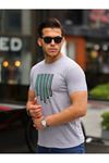 Baskılı Sıfır Yaka T-Shirt