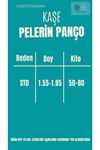 Kadın Kaşe Pelerin Panço