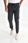 Erkek Paraşüt Kumaş Tarz Cepli Paça Ve Bel Lastikli Jogger Spor Pantolon
