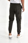 Erkek Paraşüt Kumaş Tarz Cepli Paça Ve Bel Lastikli Jogger Spor Pantolon