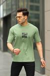 Erkek Wild Soul Baskılı Oversize Tshirt