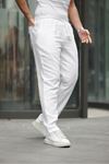 Keten Bağcıklı Jogger Pantolon