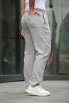 Keten Bağcıklı Jogger Pantolon