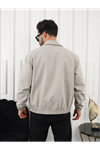 Erkek Mevsimlik Premium Vizon Oversize Bomber Ceket