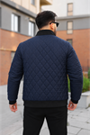 Erkek Premium Comfort Kapitone Lacivert Kışlık Mont