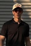 Erkek Klasik Slim Fit Siyah Polo Yaka Tişört