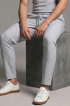 Erkek Klasik Comfort A.Gri Lastikli Pantolon